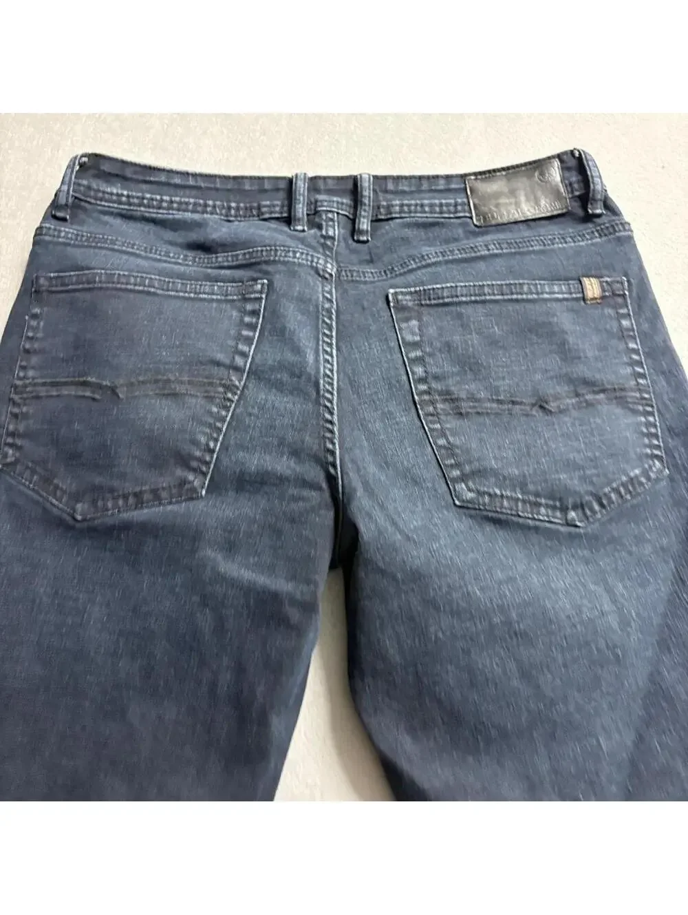 Buffalo David Bitton Jackson-X Jeans Mens 34x32 Straight Stretch Dark Wash Blue